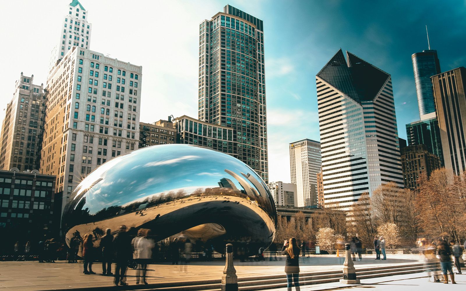Cloud Gate in Millennium Park, Chicago