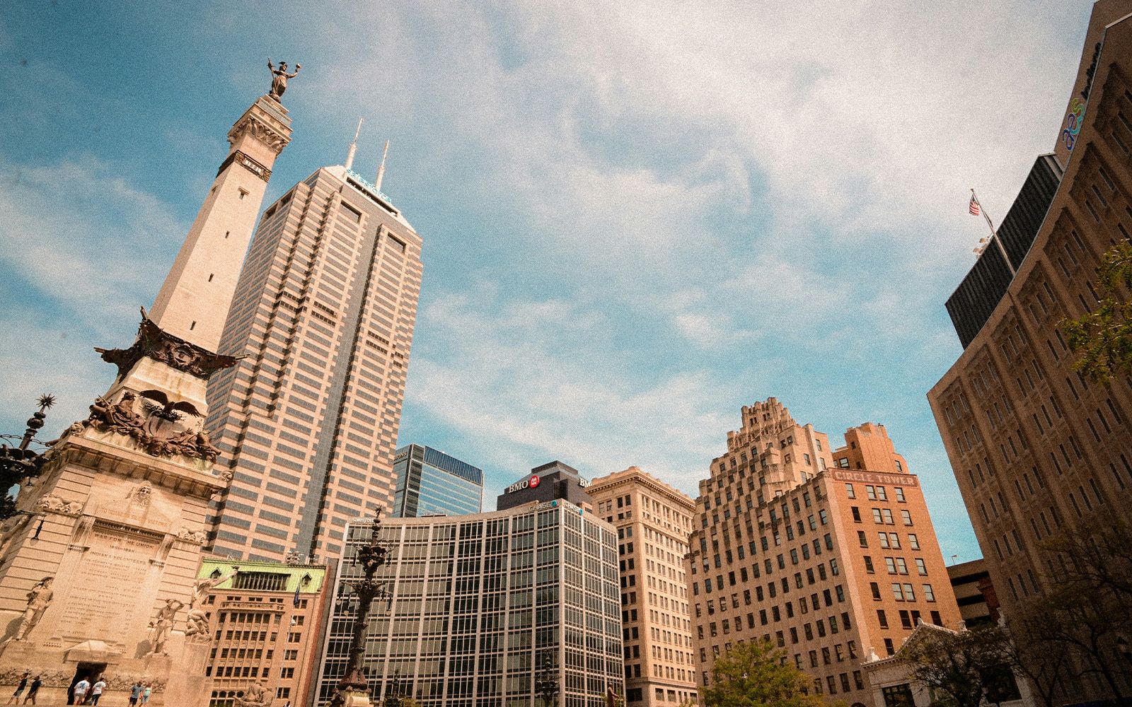Soldiers and Sailors Monument on Monument Circle, Indianapolis