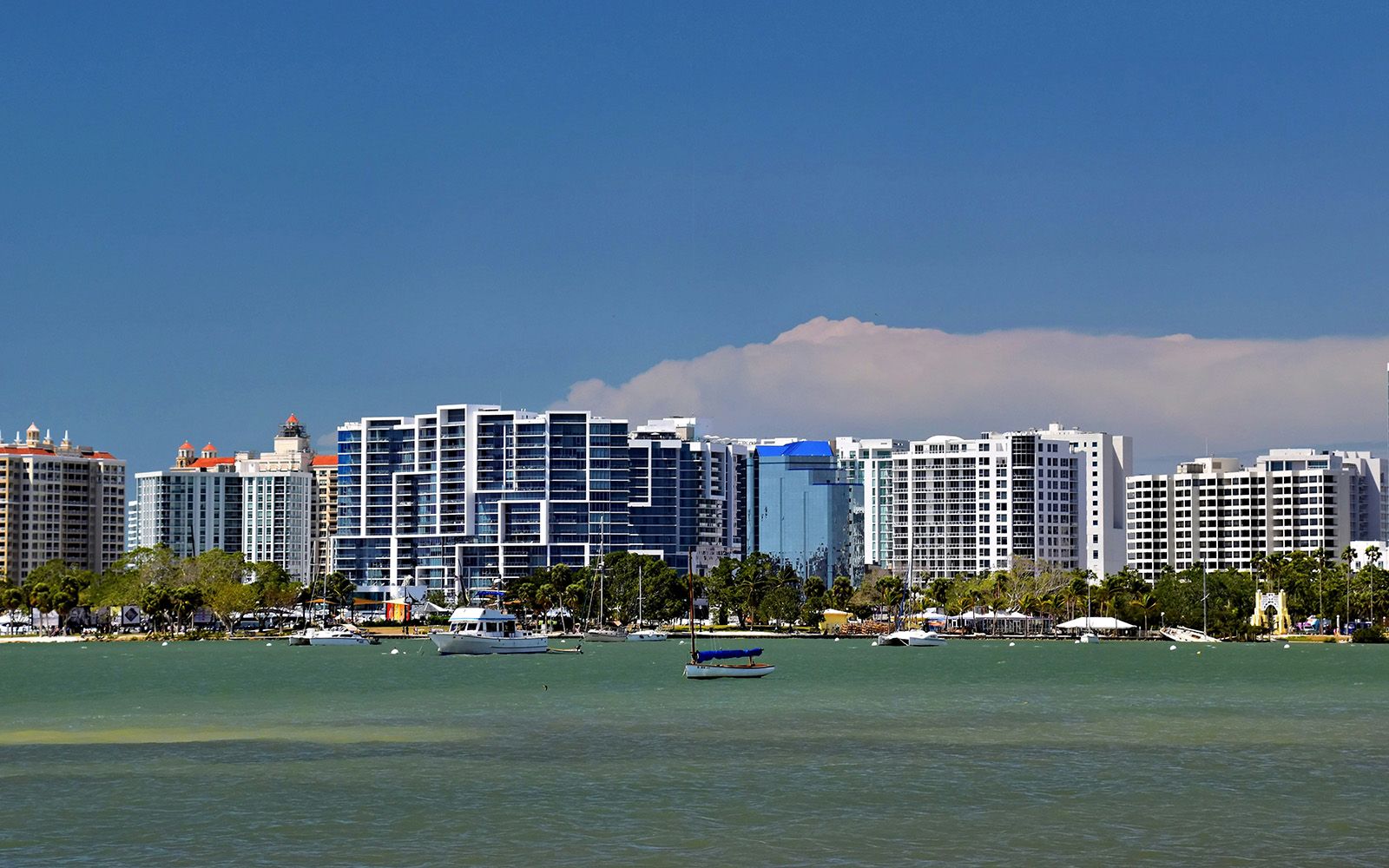Sarasota bayfront skyline